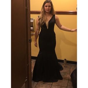 Beautiful Black Prom Dress Size 12
